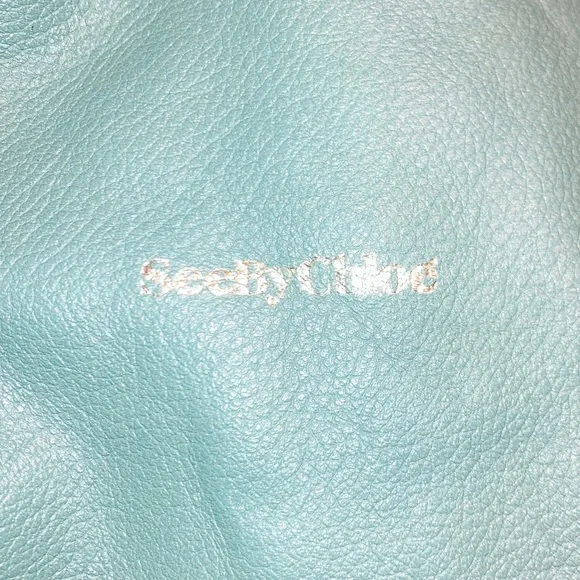 SEE BY CHLOE Harriet Hobo Leather Tote Double strap shoulder bag BERYL - Picture 2 of 15